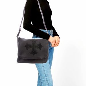 Women's Unisex king Baby Studios leather handbag
